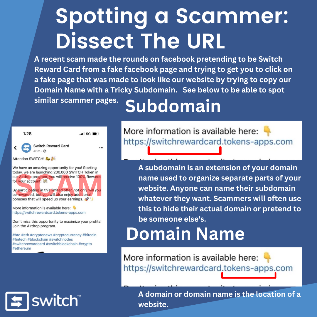 Switch Reward Card - Blog - "how to spot common phishing and scams" - Picture 2